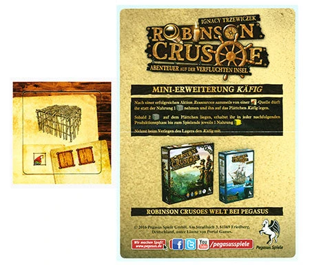 Portal Games Board Games Robinson Crusoe: Adventures On The Cursed Island - Runch Mini Expansion (German Import) 1 Portal Games Board Games Robinson Crusoe: Adventures On The Cursed Island - Runch Mini Expansion (German Import)