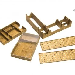 Gaming Trunk - Galactic Roll Organizer For Roll For The Galaxy (Walnut)