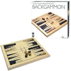 Intex Entertainment Wooden Backgammon