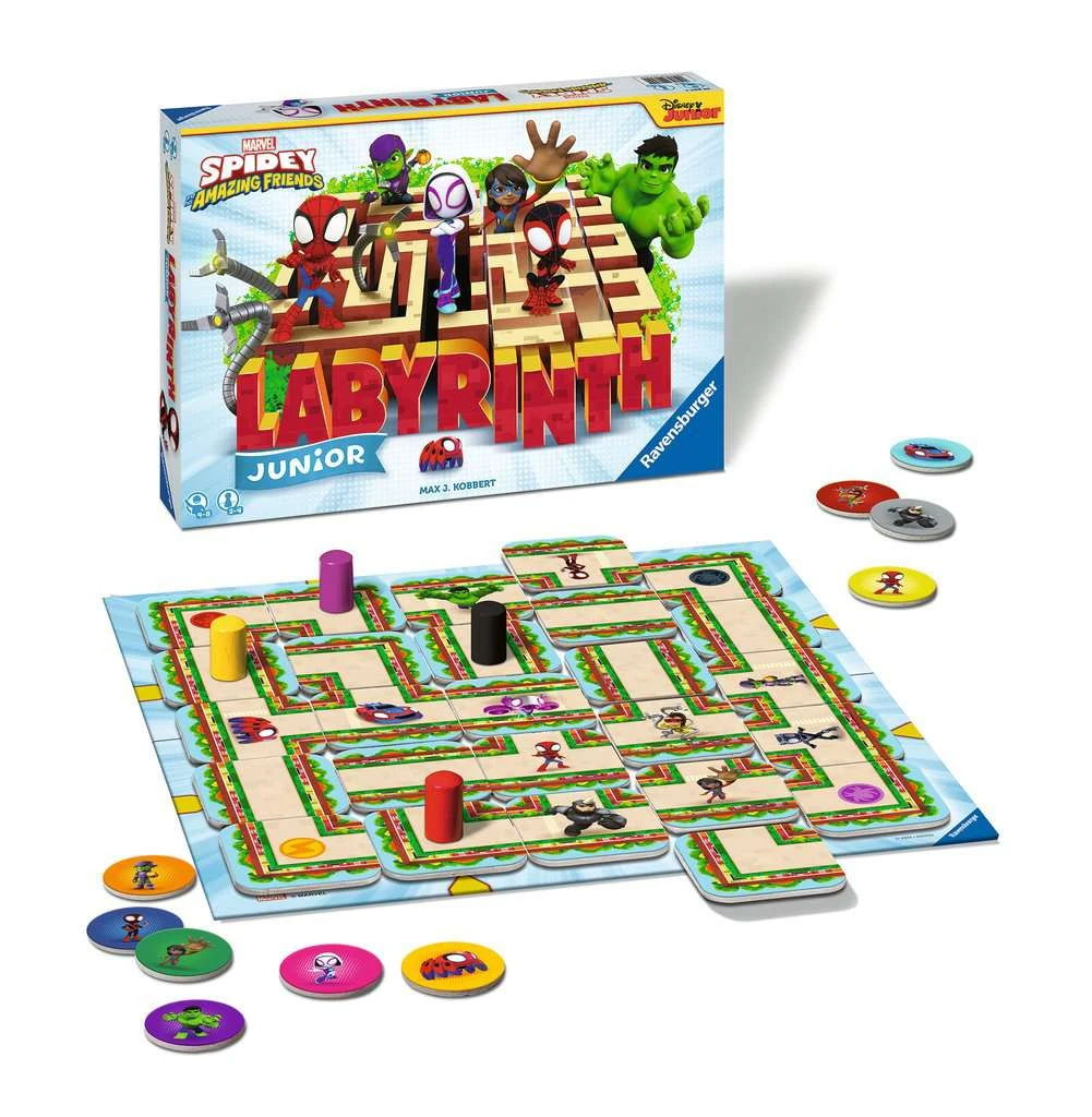 Ravensburger Best Selling Children Games Spidey And His Amazing Friends Labyrinth Junior Game 2 Ravensburger Best Selling Children Games Spidey And His Amazing Friends Labyrinth Junior Game