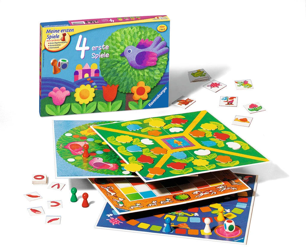 Ravensburger 4 Erste Spiele (aka 4 First Games) Board Games 2 Ravensburger 4 Erste Spiele (aka 4 First Games) Board Games