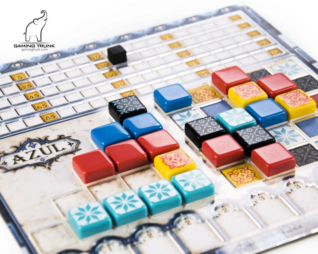 Gaming Trunk - Acrylic Overlays For The Azul Player Board 3 Gaming Trunk - Acrylic Overlays For The Azul Player Board