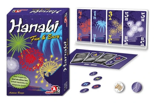 ABACUSSPIELE Hanabi Fun & Easy (Import) Board Games 2 ABACUSSPIELE Hanabi Fun & Easy (Import) Board Games