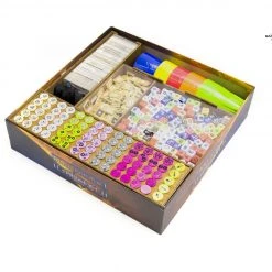 Gaming Trunk - Galactic Roll Organizer For Roll For The Galaxy (Walnut)