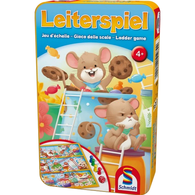 Schmidt Spiele Leiterspiel - Metalldose Board Games 1 Schmidt Spiele Leiterspiel - Metalldose Board Games