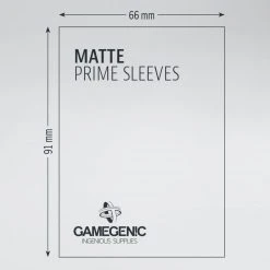 Gamegenic - Matte Prime Sleeves - Yellow (100ct) Jun 27-Jul 3, 2022