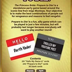 Game Salute The Princess Bride: Prepare To Die (Third Edition)