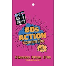 Literally Wizards LLC Board Games Buy The Rights: 80s Action Expansion