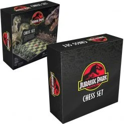 The Noble Collection Jurassic Park Chess Set Board Games