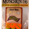 Steve Jackson Games Board Games '+6 Bag O' Radioactive Munchkin D6