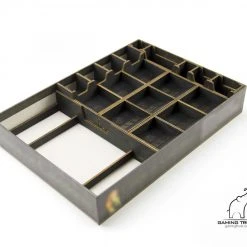 Gaming Trunk - Caledonia Organizer For Clans Of Caledonia Board Game (Black) (For First Edition Of The Game)