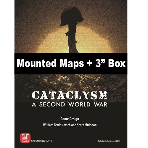 GMT Games Cataclysm Mounted Maps + 3" Box 1 GMT Games Cataclysm Mounted Maps + 3" Box
