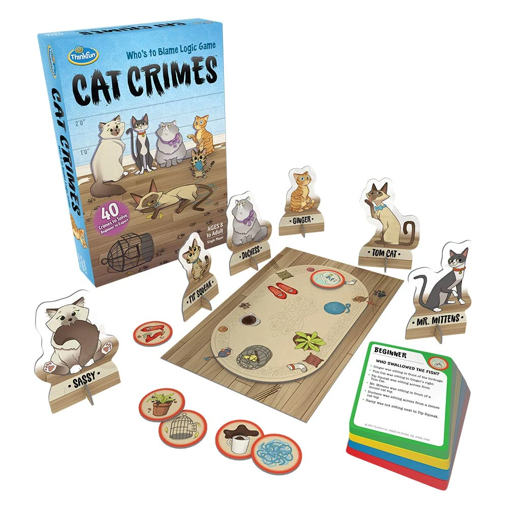 ThinkFun Cat Crimes (French) 1 ThinkFun Cat Crimes (French)