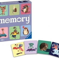 Ravensburger Memory - Wild World Of Animals (Box Damage)