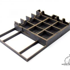 Gaming Trunk - Caledonia Organizer For Clans Of Caledonia Board Game (Black) (For First Edition Of The Game)