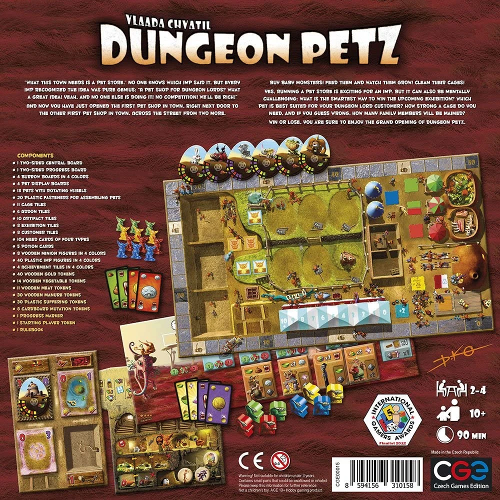 Czech Games Edition Dungeon Petz Board Games 2 Czech Games Edition Dungeon Petz Board Games