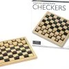Intex Entertainment Wooden Checkers Board Games