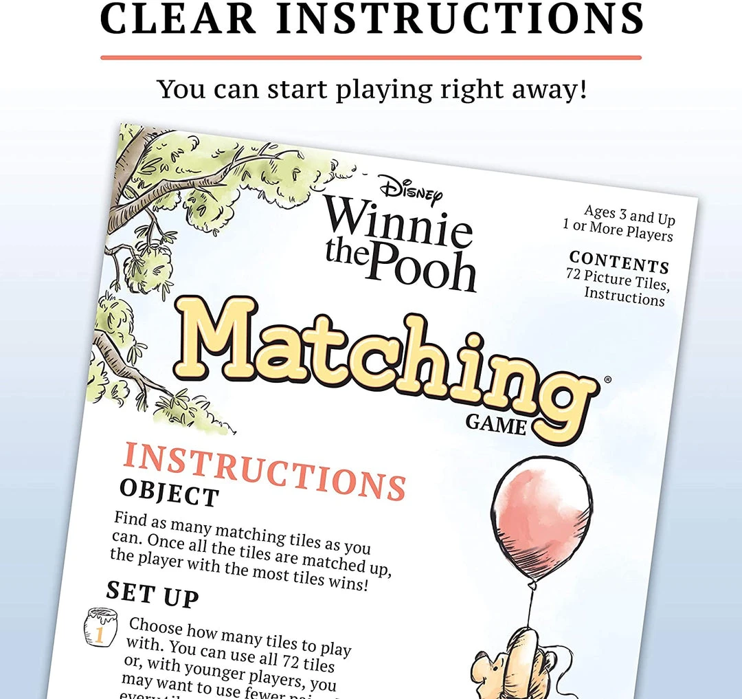 Wonder Forge Board Games Matching Game - Disney Winnie The Pooh 4 Wonder Forge Board Games Matching Game - Disney Winnie The Pooh