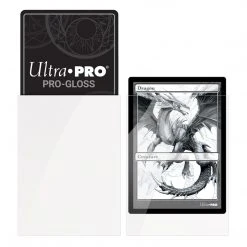 Ultra Pro - PRO-Gloss 50ct Standard Deck Protector® Sleeves: White