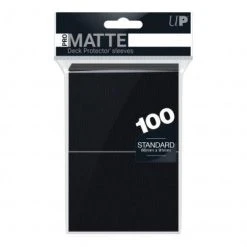 May 30-Jun 5, 2022 Ultra Pro - PRO-Matte 100ct Standard Deck Protector® Sleeves: Black