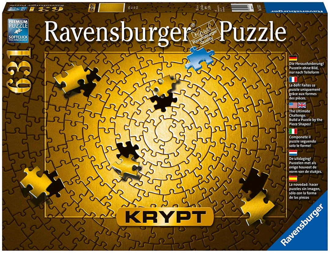 Puzzle - Ravensburger - Krypt Gold (631 Pieces) All Sale Items 1 Puzzle - Ravensburger - Krypt Gold (631 Pieces) All Sale Items