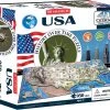 All Sale Items Puzzle - 4D Cityscape - History Over Time Puzzle: USA (977 Pieces)