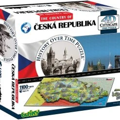All Sale Items Puzzle - 4D Cityscape - History Over Time Puzzle: Czech Republic (1100+ Pieces)