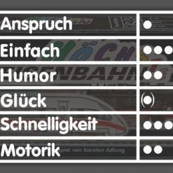 Adlung-Spiele Höchste Eisenbahn (Import) Board Games