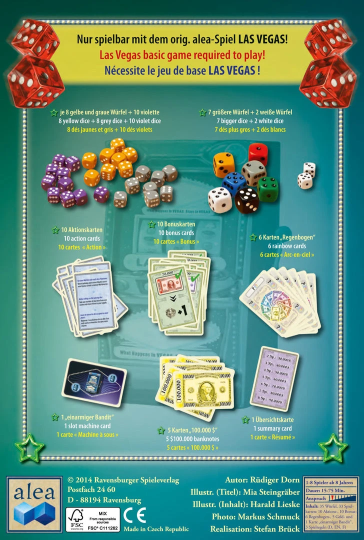 Alea Las Vegas Boulevard Board Games 2 Alea Las Vegas Boulevard Board Games