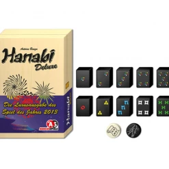 ABACUSSPIELE Hanabi Deluxe (Wooden Box German Import) Board Games