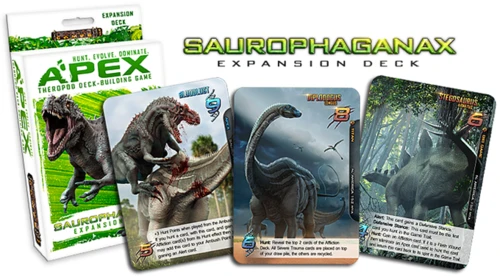 Die-Hard Games Apex Theropod Deck-Building Game: Saurophaganax Expansion Deck Board Games 1 Die-Hard Games Apex Theropod Deck-Building Game: Saurophaganax Expansion Deck Board Games