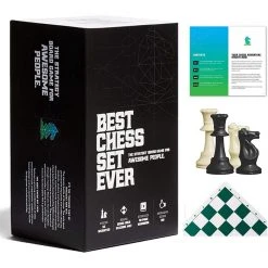 Chess Geeks Best Chess Set Ever (Standard Green) Board Games