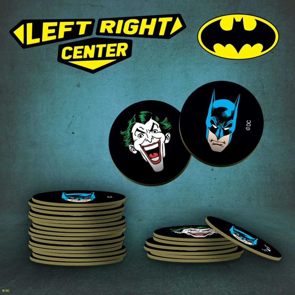 The Op Board Games Left Right Center: Batman Dice Game 3 The Op Board Games Left Right Center: Batman Dice Game