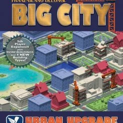 Mercury Games Board Games Big City: 20th Anniversary Jumbo Edition! (with Expansion)