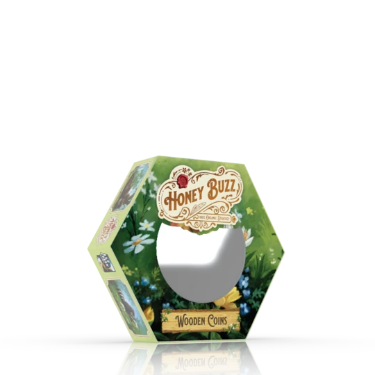 Elf Creek Games Honey Buzz - Wooden Coin Set 1 Elf Creek Games Honey Buzz - Wooden Coin Set