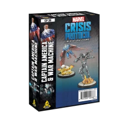 Atomic Mass Games Marvel: Crisis Protocol - Captain America And War Machine Character Pack