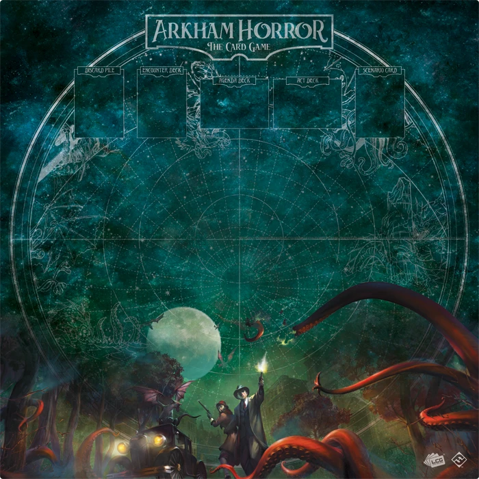 Fantasy Flight Games Arkham Horror: The Card Game - Countless Terrors 1-4 Player Playmat Accessories 1 Fantasy Flight Games Arkham Horror: The Card Game - Countless Terrors 1-4 Player Playmat Accessories