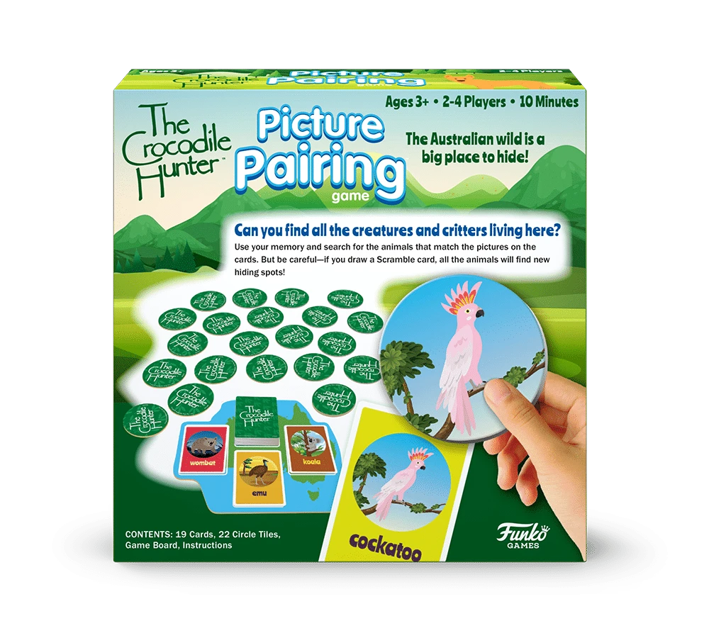 Funko Games Picture Pairing (Crocodile Hunter Edition) Board Games 3 Funko Games Picture Pairing (Crocodile Hunter Edition) Board Games