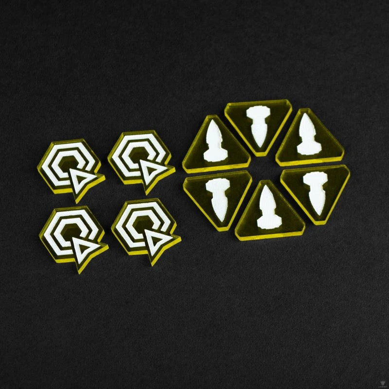 Laserox - Twilight Imperium: Command & Control Tokens (Yellow) 1 Laserox - Twilight Imperium: Command & Control Tokens (Yellow)