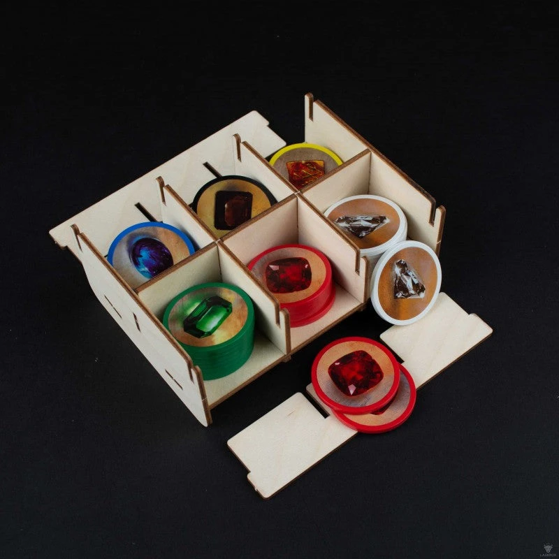 Import Games Laserox - Gemstone Organizer (Compatible With Splendor) 4 Import Games Laserox - Gemstone Organizer (Compatible With Splendor)