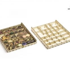 Gaming Trunk - Gloom Tavern Organizer For Gloomhaven With Forgotten Circles (Natural Unstained)