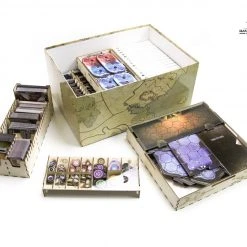 Gaming Trunk - Gloom Tavern Organizer For Gloomhaven With Forgotten Circles (Natural Unstained)