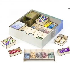 Gaming Trunk - Wings Organizer Compatible With Wingspan (Natural Unstained)