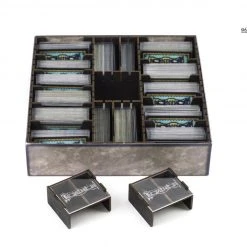 Gaming Trunk - Powerful Organizer For Dominion (Walnut. For Sleeved Cards)