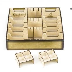 Gaming Trunk - Powerful Organizer For Dominion (Walnut. For Unsleeved Cards)