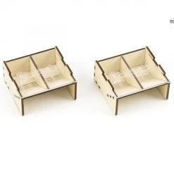 Gaming Trunk - Powerful Organizer For Dominion (Walnut. For Unsleeved Cards)