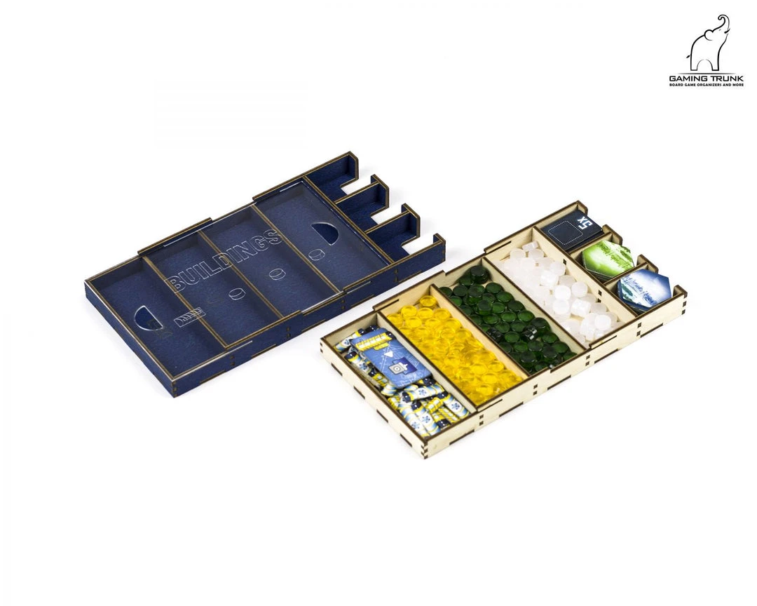 Gaming Trunk - Underwater Colony Organizer For Underwater Cities (Blue) 7 Gaming Trunk - Underwater Colony Organizer For Underwater Cities (Blue)