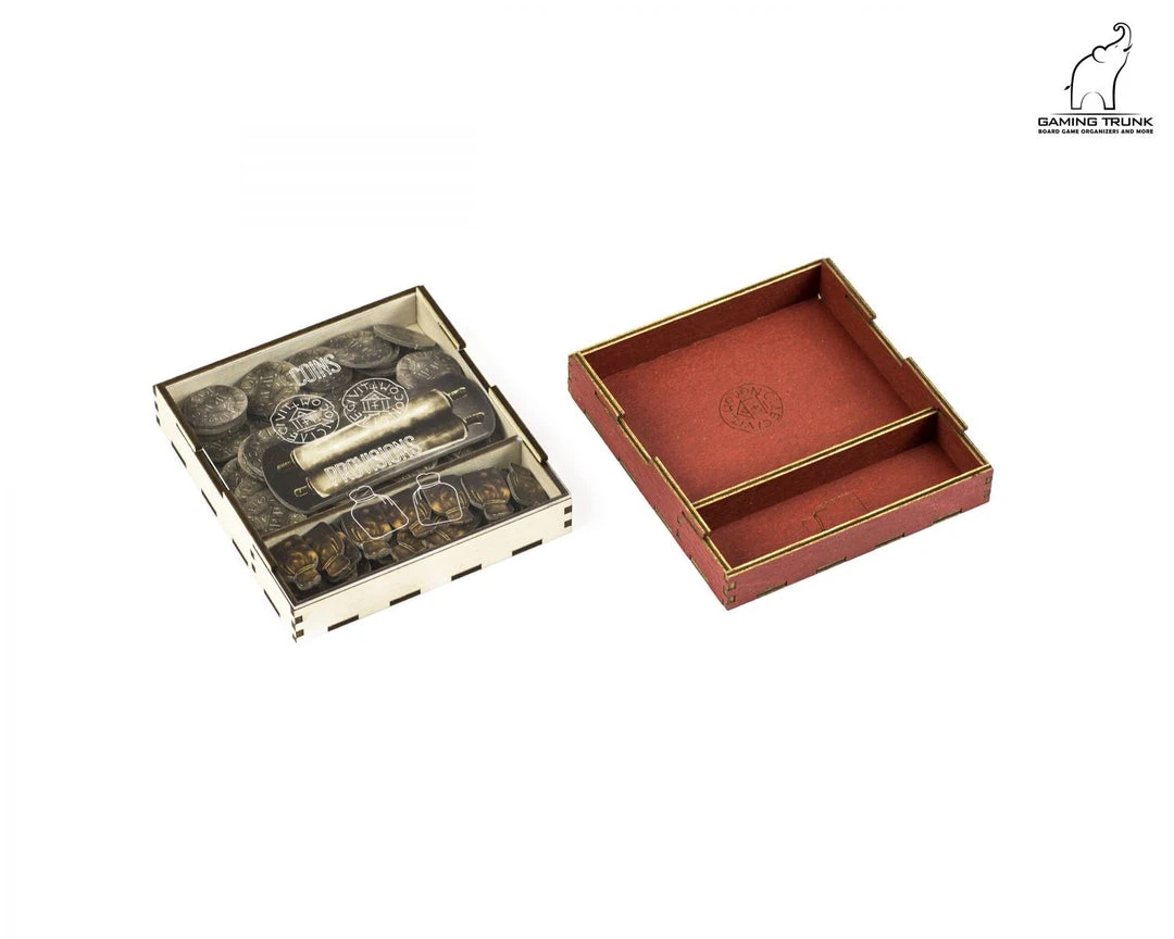 Gaming Trunk - Paladins Organizer For Paladins Of The West Kingdom (Red) 4 Gaming Trunk - Paladins Organizer For Paladins Of The West Kingdom (Red)