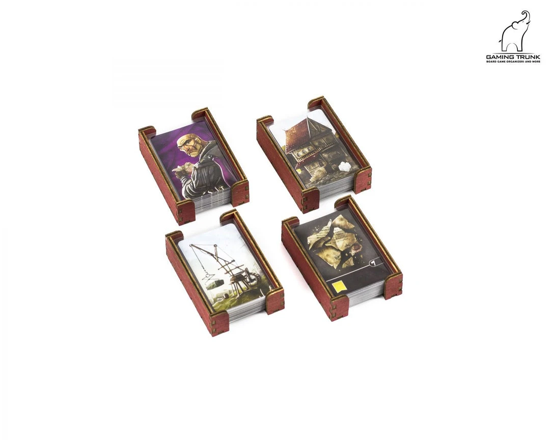 Gaming Trunk - Paladins Organizer For Paladins Of The West Kingdom (Walnut) 7 Gaming Trunk - Paladins Organizer For Paladins Of The West Kingdom (Walnut)