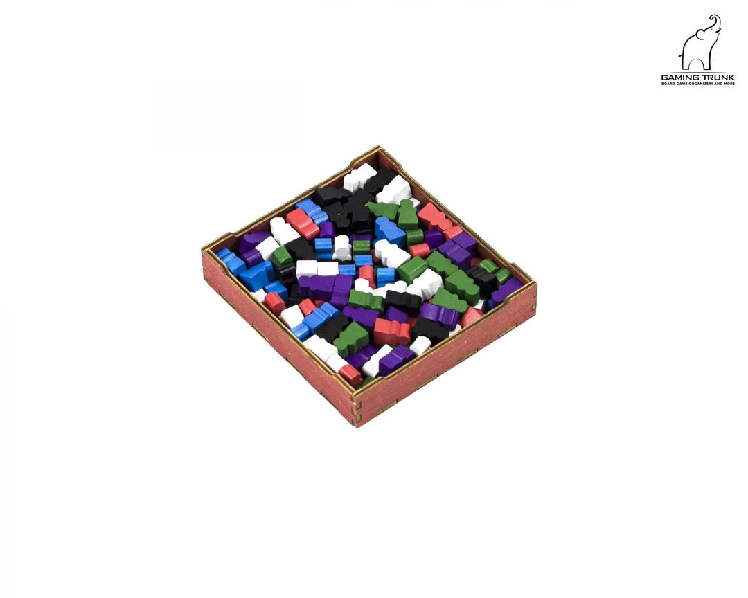 Gaming Trunk - Paladins Organizer For Paladins Of The West Kingdom (Walnut) 5 Gaming Trunk - Paladins Organizer For Paladins Of The West Kingdom (Walnut)